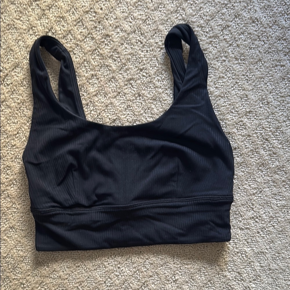 Black Women's Sports Bra